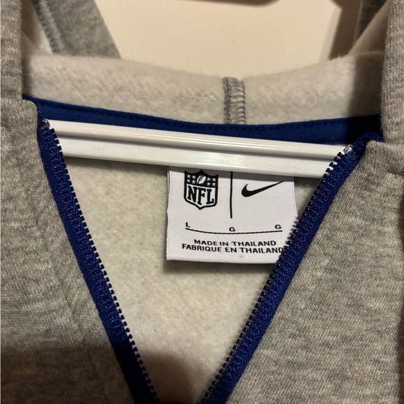 New England Patriots Nike Historic Throwback Grey Full-Zip Hoodie Men Size Large - Picture 3 of 3